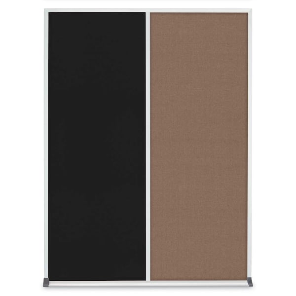 Double Door Radius Corkboard, 48"X36", S